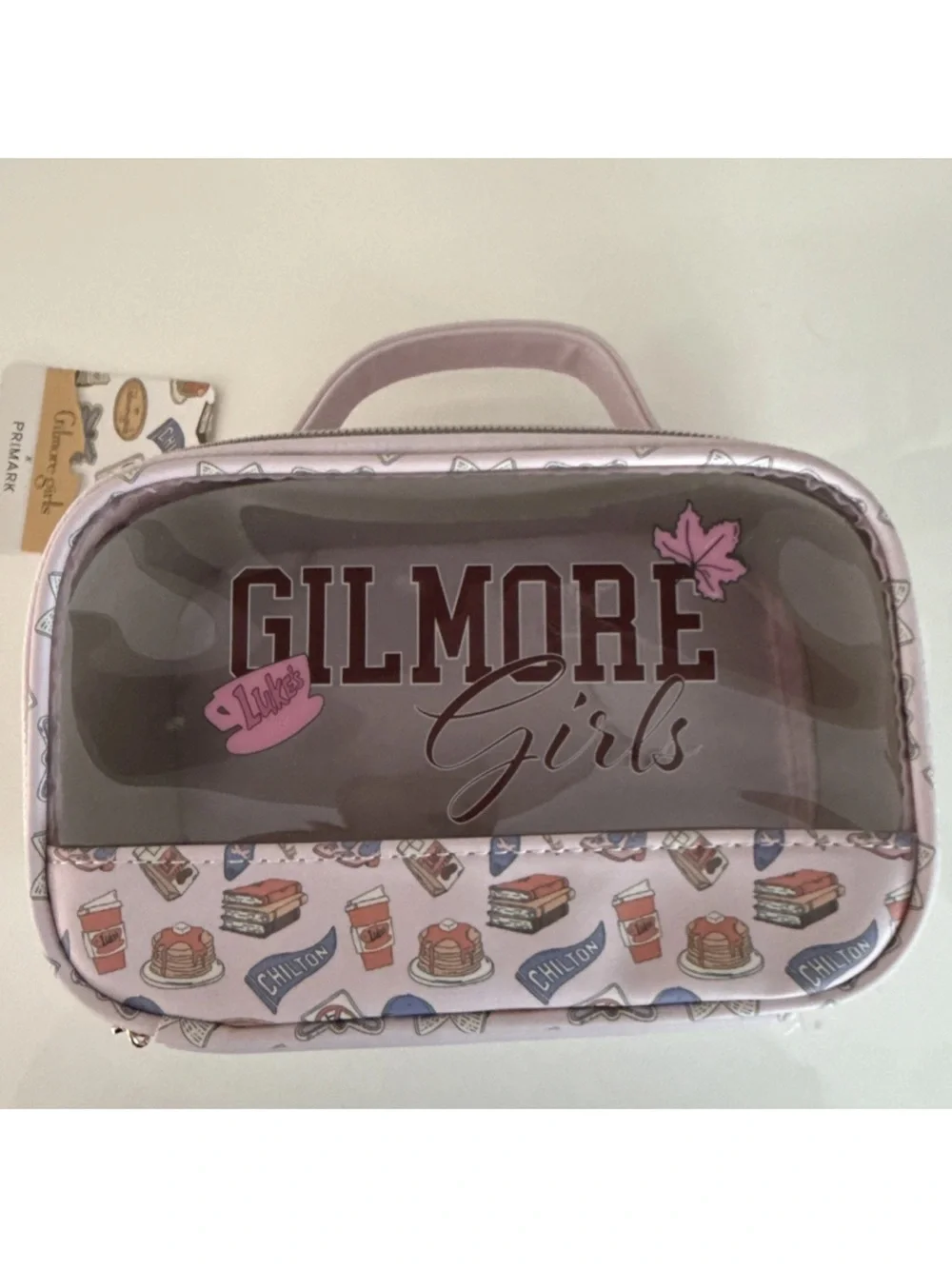 Gilmore Girls Pink Clear Cosmetic Bag